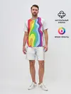 Мужской костюм с шортами / Радуга
