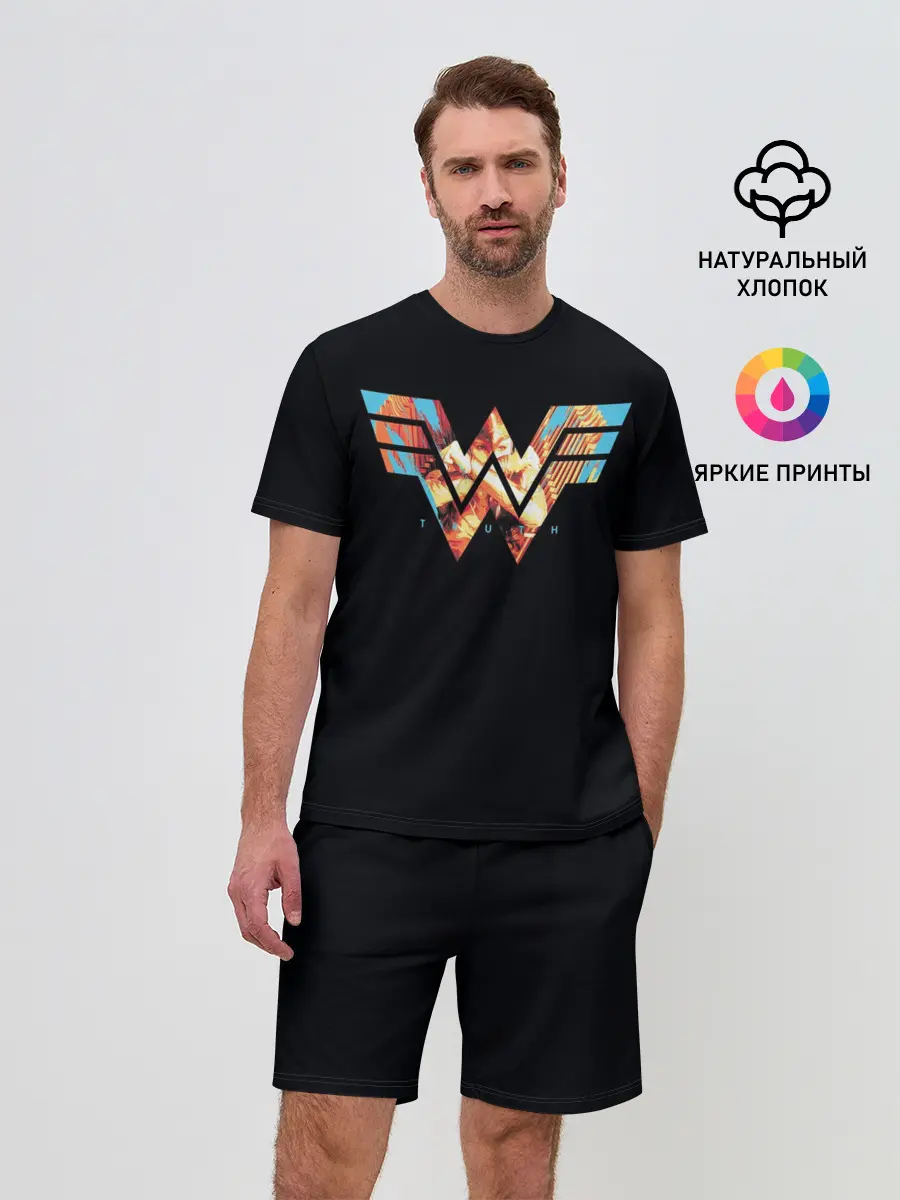 Мужской костюм с шортами / Wonder Woman