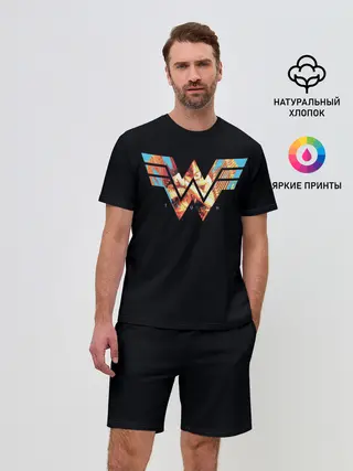 Мужской костюм с шортами / Wonder Woman