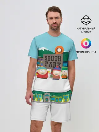 Мужской костюм с шортами / Южный Парк