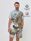 Мужской костюм с шортами / Вся правда о медведях. Селфи