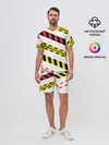 Мужской костюм с шортами / 2019-nCoV Коронавирус