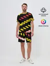 Мужской костюм с шортами / 2019-nCoV Коронавирус