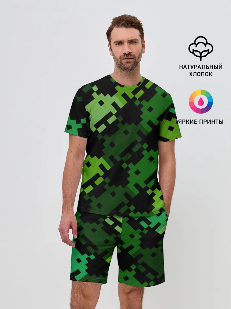 Мужской костюм с шортами / Space Invaders