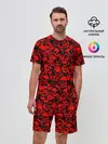 Мужской костюм с шортами / КРАСНЫЕ ЧЕРЕПА | RED SKULL