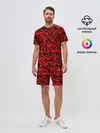 Мужской костюм с шортами / КРАСНЫЕ ЧЕРЕПА | RED SKULL