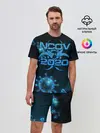 Мужской костюм с шортами / 2020-nCoV Коронавирус
