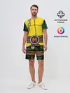 Мужской костюм с шортами / Микеланджело Косплей