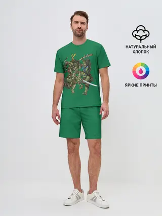 Мужской костюм с шортами / Черепашки Ниндзя