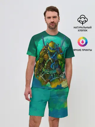 Мужской костюм с шортами / Черепашки ниндзя