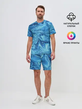 Мужской костюм с шортами / Водоворот