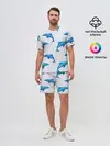 Мужской костюм с шортами / Рай для дельфина