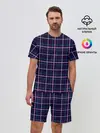 Мужской костюм с шортами / Шотландка