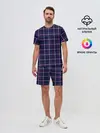 Мужской костюм с шортами / Шотландка