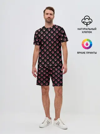 Мужской костюм с шортами / Лапки