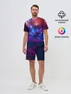 Мужской костюм с шортами / SPACE ABSTRACT