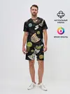 Мужской костюм с шортами / Злой кот.