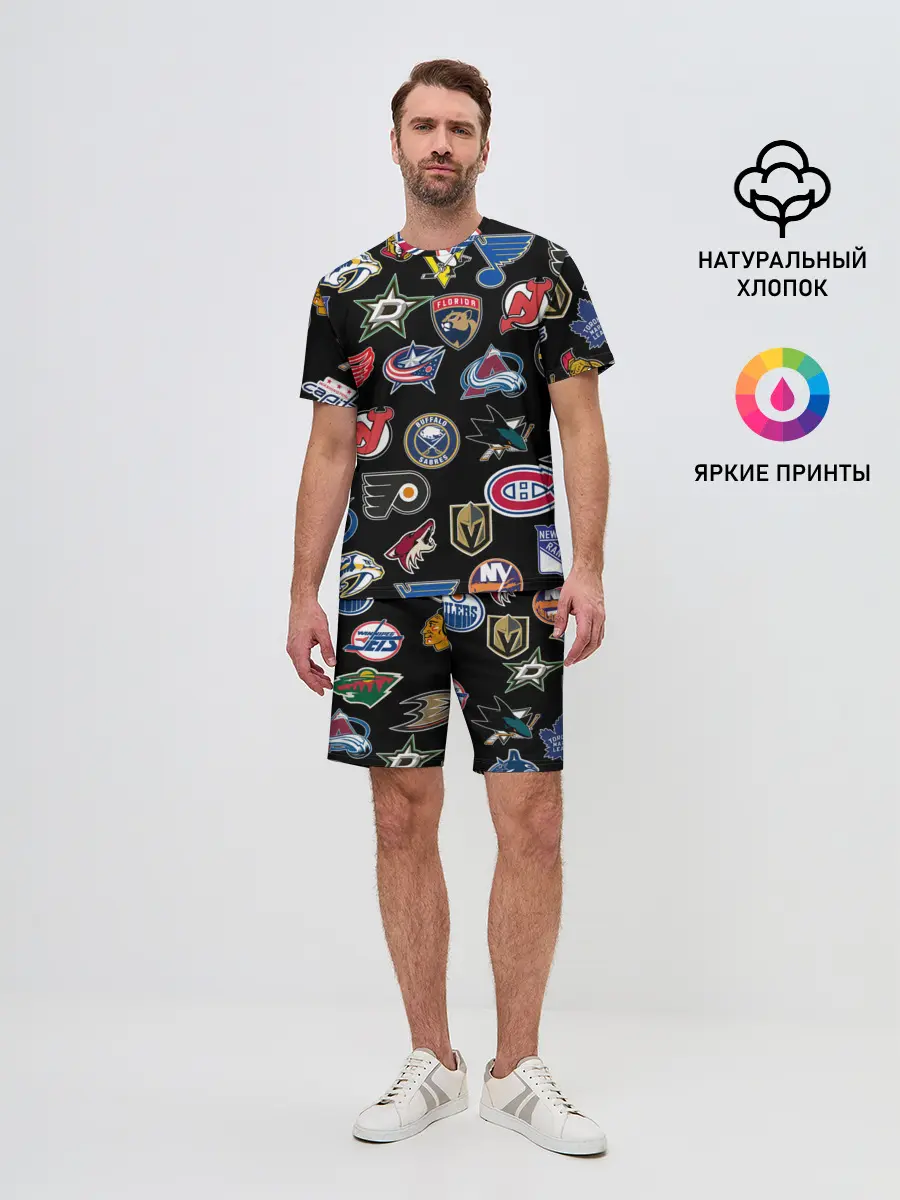 Мужской костюм с шортами / NBA PATTERN