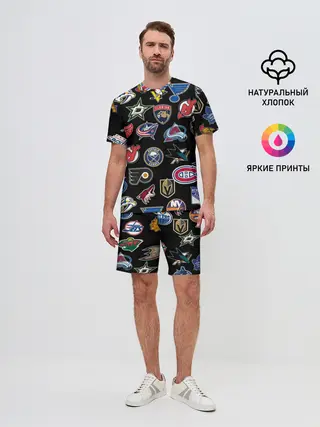 Мужской костюм с шортами / NBA PATTERN