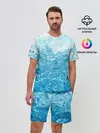 Мужской костюм с шортами / Лёд