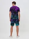 Мужской костюм с шортами / NEON SMOKES STRIPES | НЕОНОВЫЕ ВОЛНЫ
