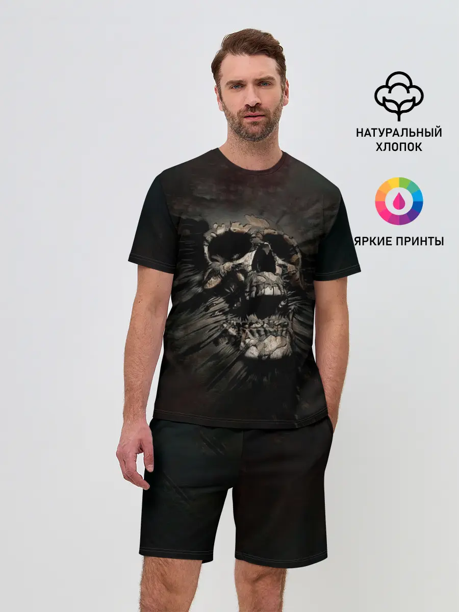 Мужской костюм с шортами / ЧЕРЕП