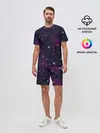 Мужской костюм с шортами / Космос