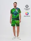 Мужской костюм с шортами / ПСИХОДЕЛИЯ ЛЕСА