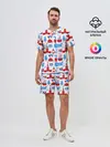 Мужской костюм с шортами / РОССИЯ УЗОР