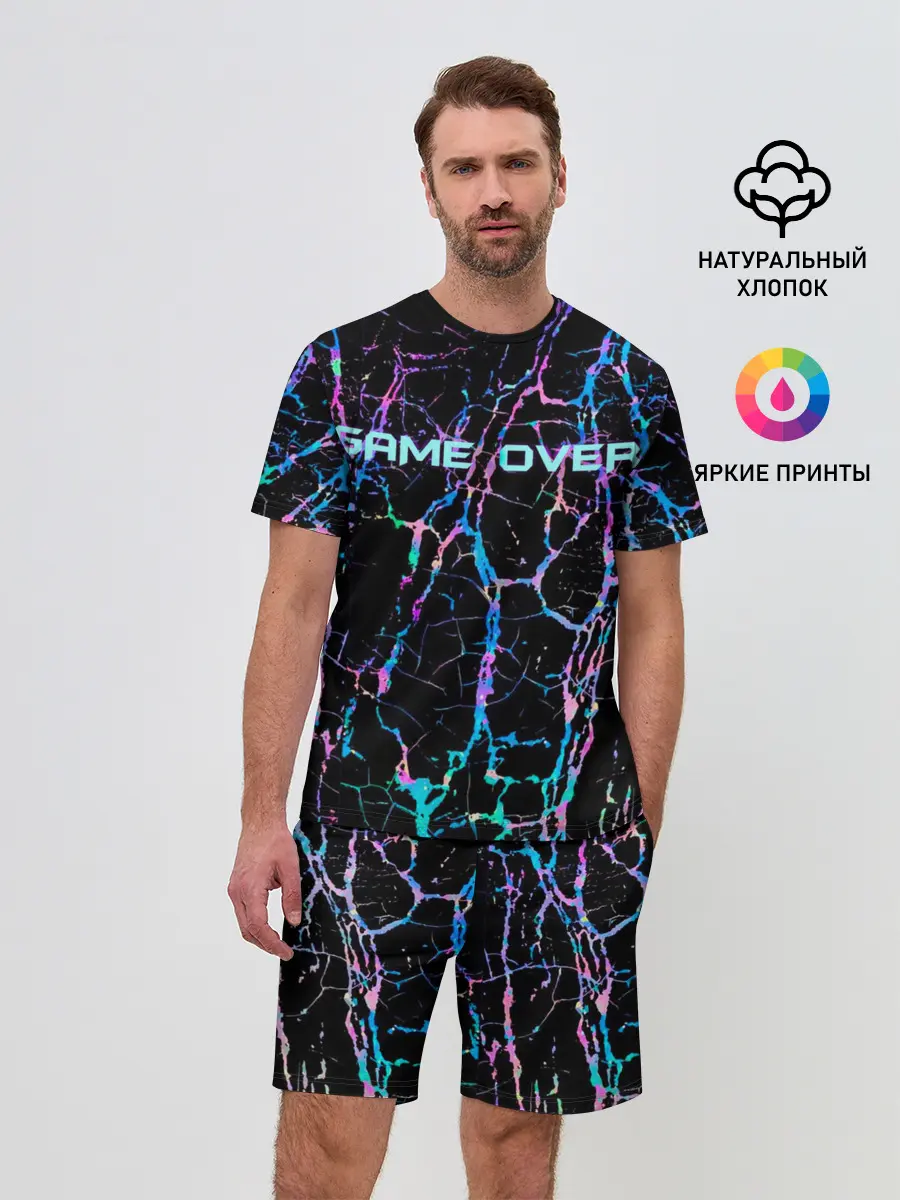 Мужской костюм с шортами / Game Over