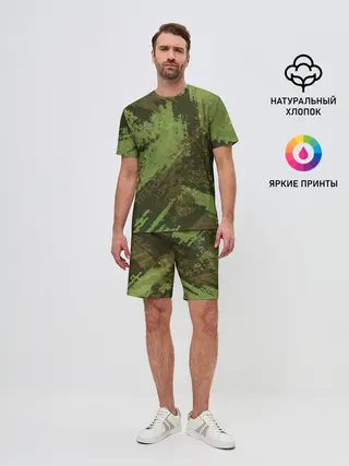 Мужской костюм с шортами / КАМУФЛЯЖ BROWN