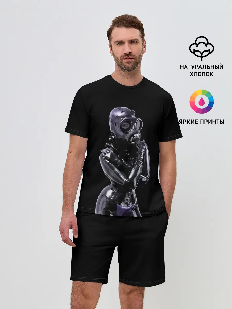 Мужской костюм с шортами / Black