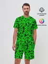 Мужской костюм с шортами / КАМУФЛЯЖ GREEN