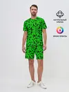Мужской костюм с шортами / КАМУФЛЯЖ GREEN