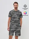 Мужской костюм с шортами / КАМУФЛЯЖ GREY