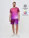 Мужской костюм с шортами / Нежный цвет