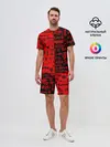 Мужской костюм с шортами / ЛОГОТИПЫ АНИМЕ