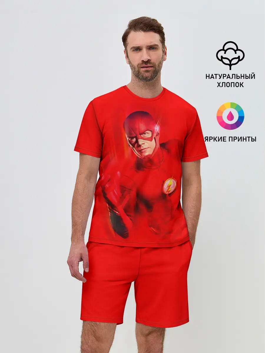 Мужской костюм с шортами / The Flash