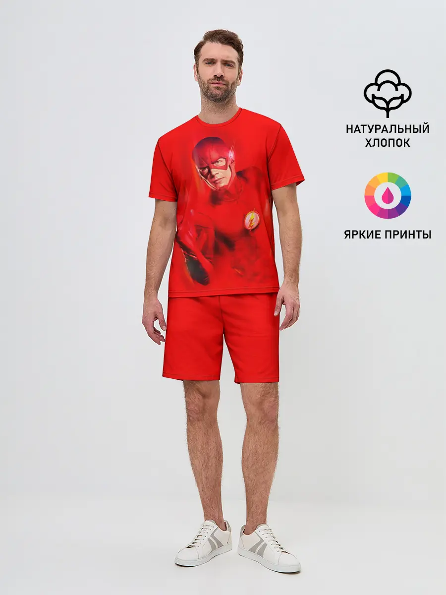 Мужской костюм с шортами / The Flash