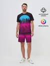 Мужской костюм с шортами / НЕОНОВЫЙ ГОРОД