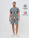 Мужской костюм с шортами / Восточный орнамент