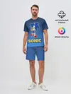 Мужской костюм с шортами / Соник