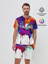 Мужской костюм с шортами / CS GO HYPER BEAST