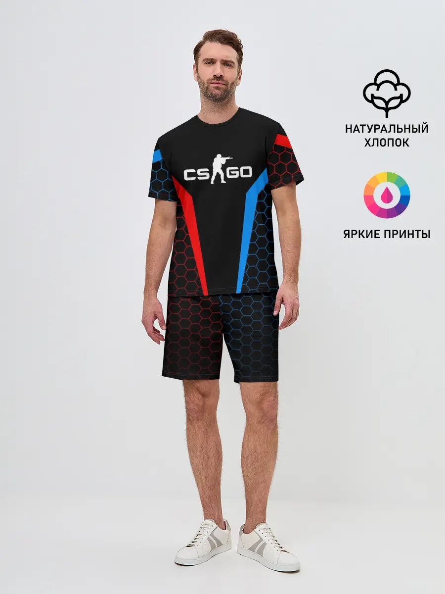Мужской костюм с шортами / CS GO