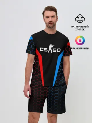 Мужской костюм с шортами / CS GO