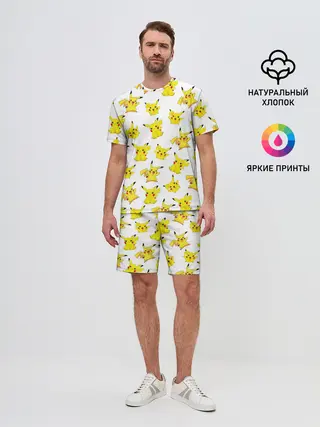 Мужской костюм с шортами / ПИКАЧУ