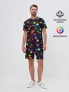 Мужской костюм с шортами / Яркие звезды