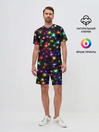 Мужской костюм с шортами / Яркие звезды