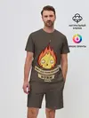 Мужской костюм с шортами / Burn emotion