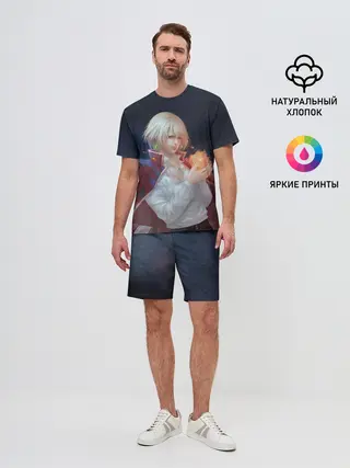 Мужской костюм с шортами / Хаул и Кальцифер